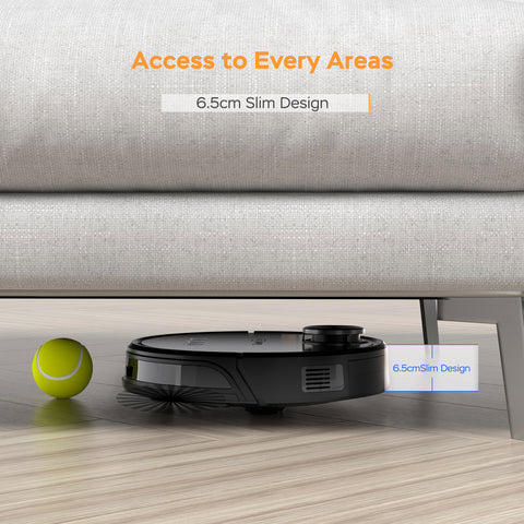 Smart L8 Robot Vacuum Cleaner & Mop | Wi-Fi Connected | LDS Navigation | MAX 2700 PA Suction | Ideal for Pets & Large Homes