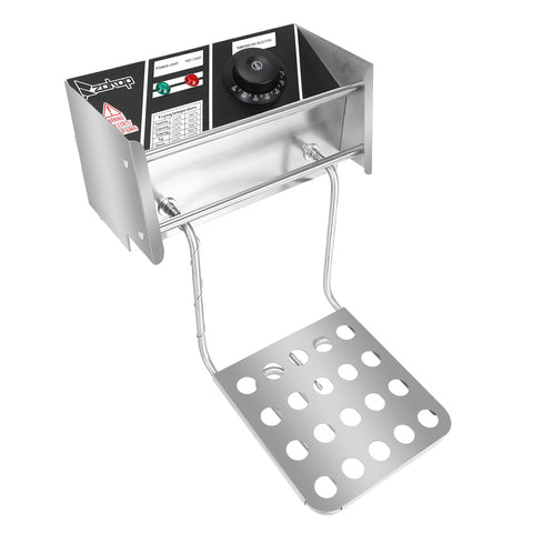 Stainless Steel Electric Fryer - 6L Capacity, 2500W