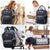 3-in-1 Diaper Bag Backpack - Foldable Bed & Mosquito Net