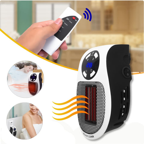 Space Heater - Mini Portable Heater with Remote