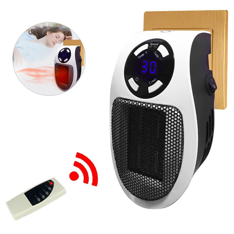 Space Heater - Mini Portable Heater with Remote